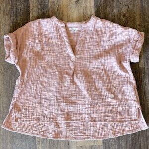 Madewell embroidered summer top